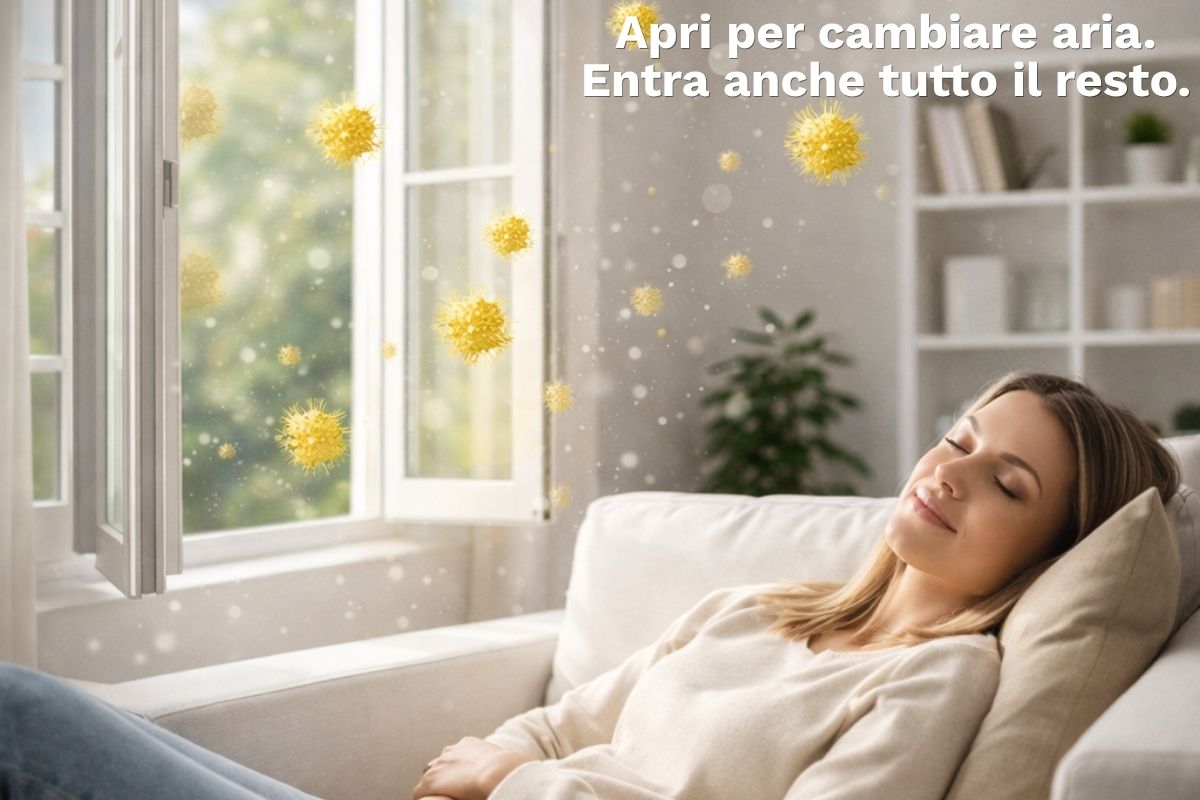 VMC ventilazione meccanica controllata allergie primavera qualità aria