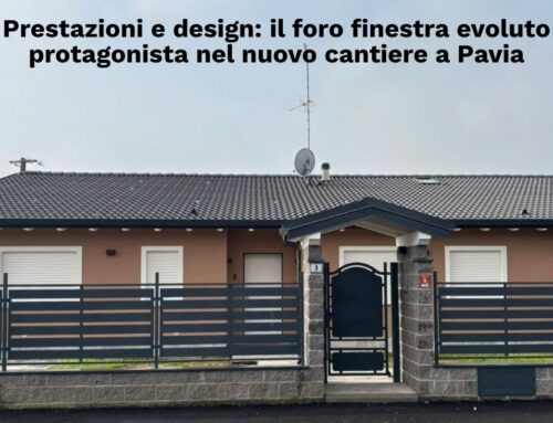 Foro finestra evoluto: monoblocchi, Spalletta VIA e avvolgibili smart in un cantiere in provincia di Pavia
