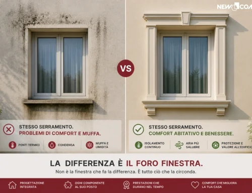 Foro finestra: perché due edifici con gli stessi serramenti possono offrire comfort completamente diverso.